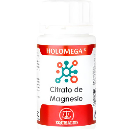 Holomega Citrato De Magnésio 50 Cápsulas Equisalud