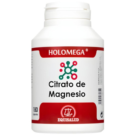 Holomega Citrato De Magnésio 180 Cápsulas Equisalud