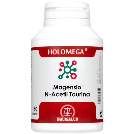 Holomega Magnésio N-Acetil Taurina 180 Cápsulas Equisalud