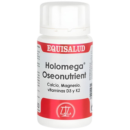 Holomega Oseonutrient Ca e Mg com D3/K2 50 Cápsulas Equisalud