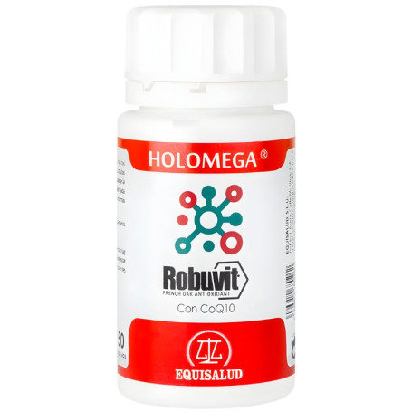 Holomega Robuvit com Coq10 50 Cápsulas Equisalud