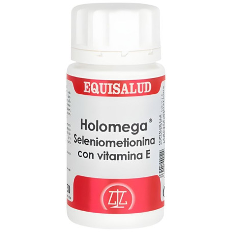Holomega Seleniometionina com Vitamina E 50 Cápsulas Equisalud