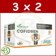 Pack 3x2 Cofidren 15 ampolas Soria Natural