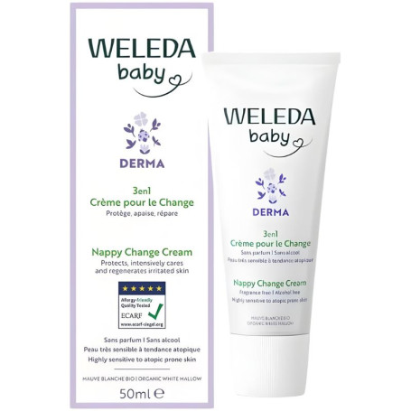 Creme Fralda Derma 3 em 1 50Ml Weleda