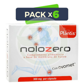 Pack 6x Nolozero con Membrana De Huevo Ovomet 30 Cápsulas Plantis