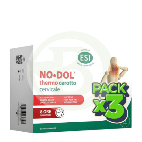 Pack 3x Nodol Thermo Parche Cervical 5 Unidades Esi