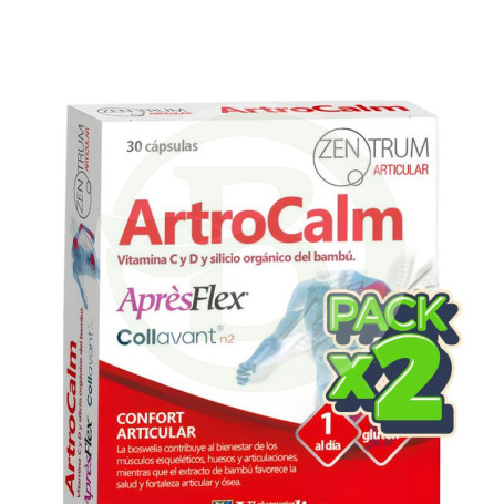 Pack 2x Zentrum Artrocalm 30 Cápsulas Ynsadiet