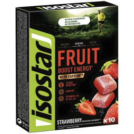 Energy Fruit Boost Sabor Morango 10 Gomas Isostar