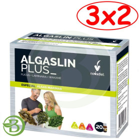 Pack 3x2 Algaslin Plus 20 Viales Novadiet