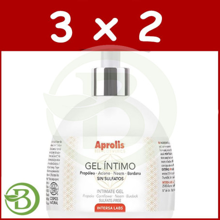 Pack 3x2 Gel Íntimo con Propóleo 200ml Intersa