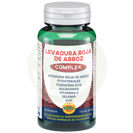 Red Yeast Rice Complex 40 cápsulas Robis