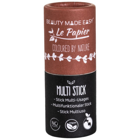 Batom Multi-Stick Lábios e Bochechas Castanho 6G Beauty Made Easy