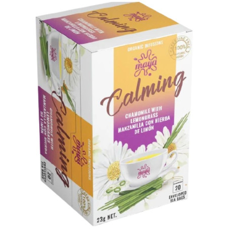 Calming Camomila com Erva-cidreira 20 Filtros Maya Organic