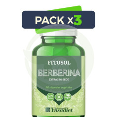 Pack 3x Fitosol Berberina 60 Cápsulas Ynsadiet