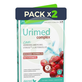 Pack 2x Urimed Complex 30 Cápsulas Dietmed