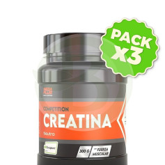 Pack 3x Creapure Creatina 300Gr Megaplus