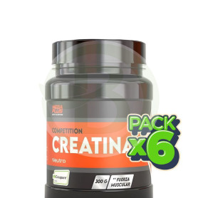 Pack 6x Creatina Creapure 300Gr Megaplus