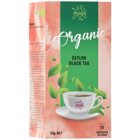Infusão De Chá Preto De Ceilão 20 Filtros Maya Organic