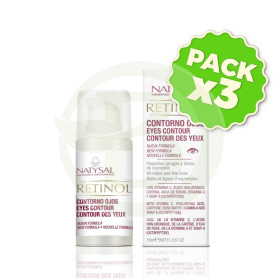 Pack 3x Contorno de Ojos Retinol 15Ml. Natysal