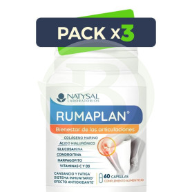 Pack 3x Rumaplan 60 Cápsulas Natysal