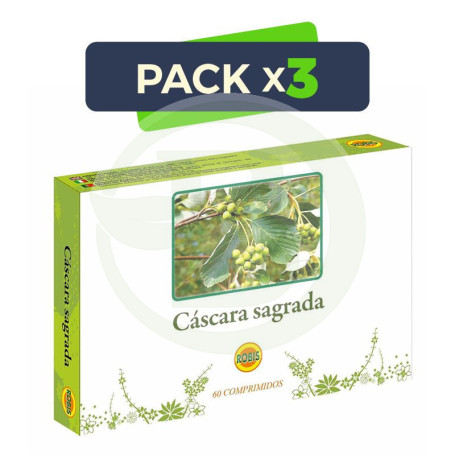 Pack 3x Cáscara Sagrada 45 Comprimidos Robis
