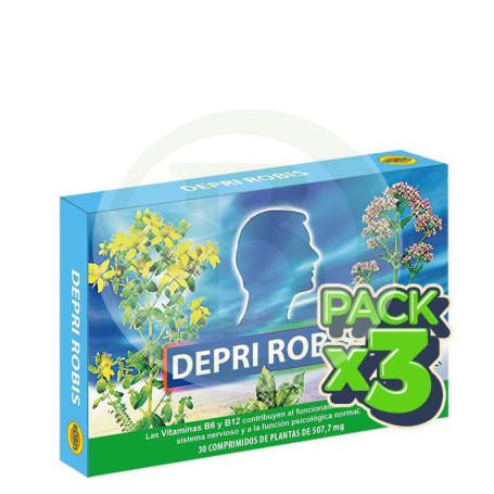 Pack 3x Depri Robis 30 Comprimidos Robis