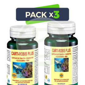 Pack 3x Cartirobis Plus 120 Cápsulas Robis