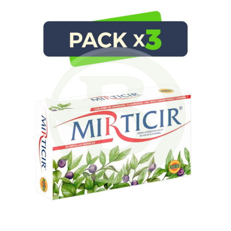 Pack 3x Mirticir 14 Ampollas Robis