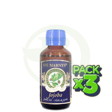 Pack 3x Aceite Puro de Jojoba 125Ml. Marnys