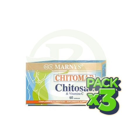 Pack 3x Chitomar 60 Cápsulas Marnys