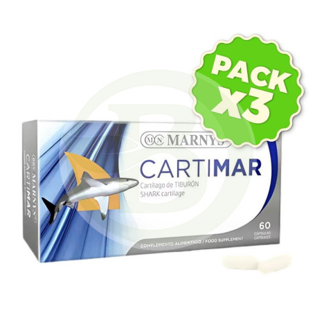 Pack 3x Cartimar 60 Cápsulas Marnys