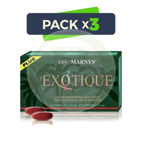Pack 3x Exotique 30 Cápsulas Marnys