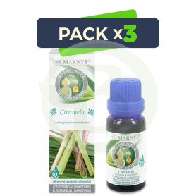 Pack 3x Aceite Esencial Alimentario de Citronela Marnys