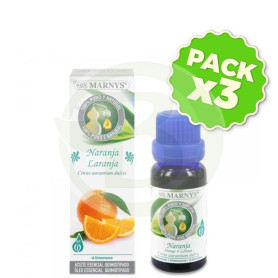 Pack 3x Aceite Esencial Alimentario Naranja 15Ml. Marnys