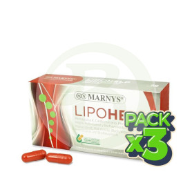 Pack 3x Lipohelp 60 Cápsulas Marnys