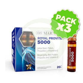 Pack 3x Royal Provite 5000 20 Viales Marnys