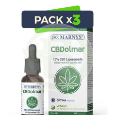 Pack 3x Cbdolmar (Cbd 10 %) 30 Ml Marnys