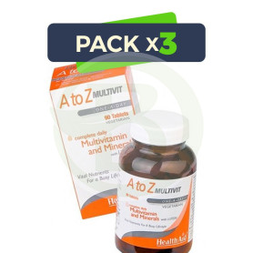 Pack 3x Multi A-Z Health Aid