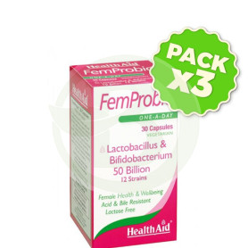 Pack 3x Femprobio 30 Cápsulas Health Aid