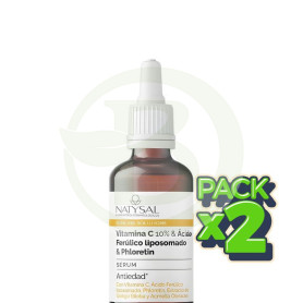 Pack 2x Sérum Vitamina C y Ácido Ferúlico + Phloretin 20Ml Natysal
