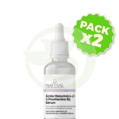 Pack 2x Sérum Ácido Hialurónico 4D y Provitamina B5 20Ml Natysal