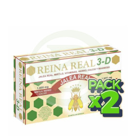 Pack 2x Reina Real 3D 20 Ampollas Robis