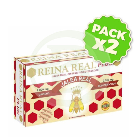 Pack 2x Reina Real Plus 20 Ampollas Robis