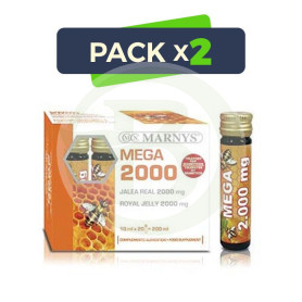 Pack 2x Jalea Real Mega 2000Mg. Marnys