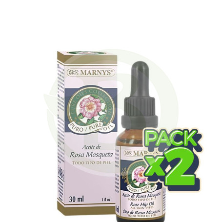 Pack 2x Aceite Puro de Rosa Mosqueta 30Ml. Marnys