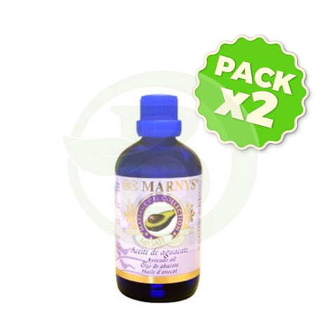 Pack 2x Aceite Masaje de Aguacate Marnys