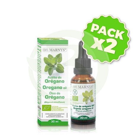 Pack 2x Aceite de Orégano BIO Marnys
