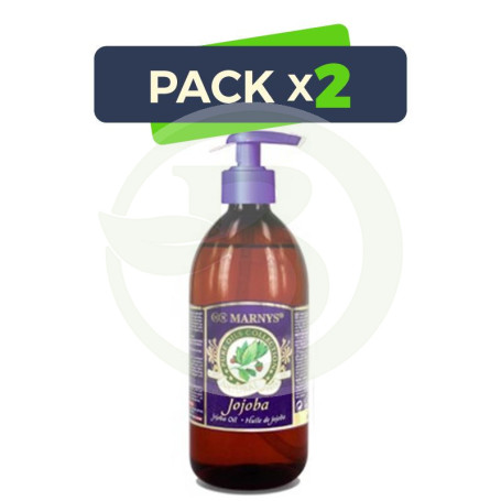 Pack 2x Aceite Puro de Jojoba 500Ml. Marnys