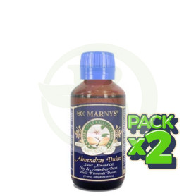 Pack 2x Aceite Puro de Almendras Dulces 125Ml. Marnys