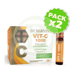 Pack 2x Vit-C 1000 Liposomada 20 Viais Marnys